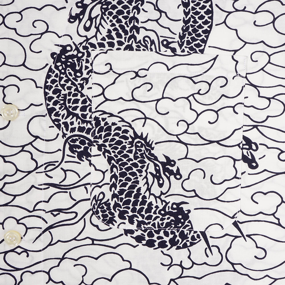 江戸一 鯉口シャツ柄 龍