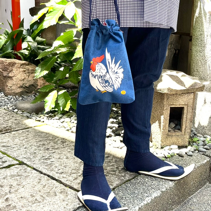 高虎 合財袋 金の卵産む鶏