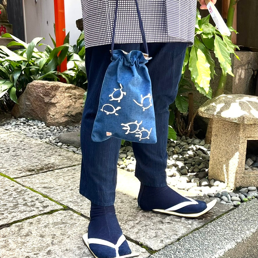 高虎 合財袋 銭亀