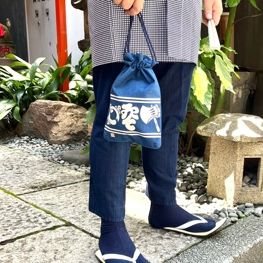 高虎 合財袋 斧琴菊
