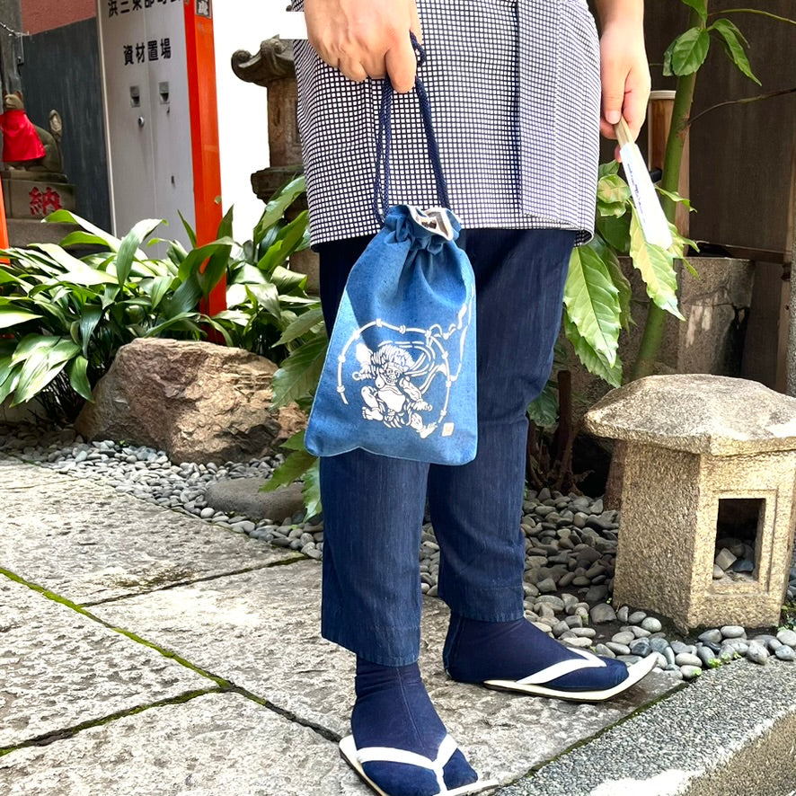 高虎 合財袋 雷神