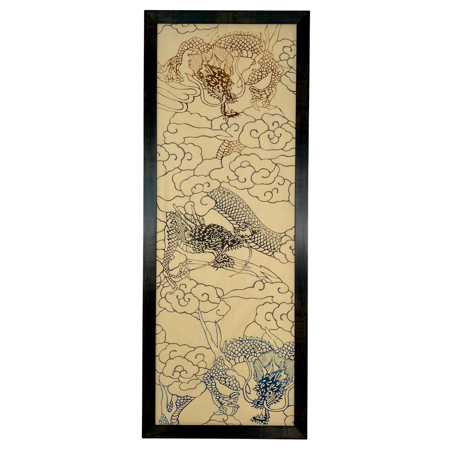 高虎 手拭 三色龍