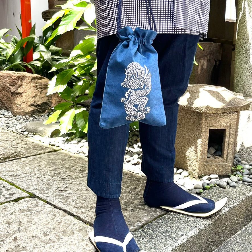 高虎 合財袋 五爪の龍