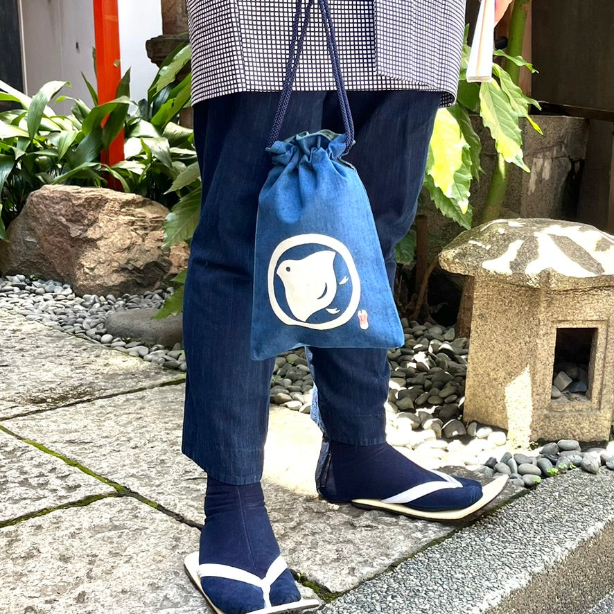 高虎 合財袋 千鳥足