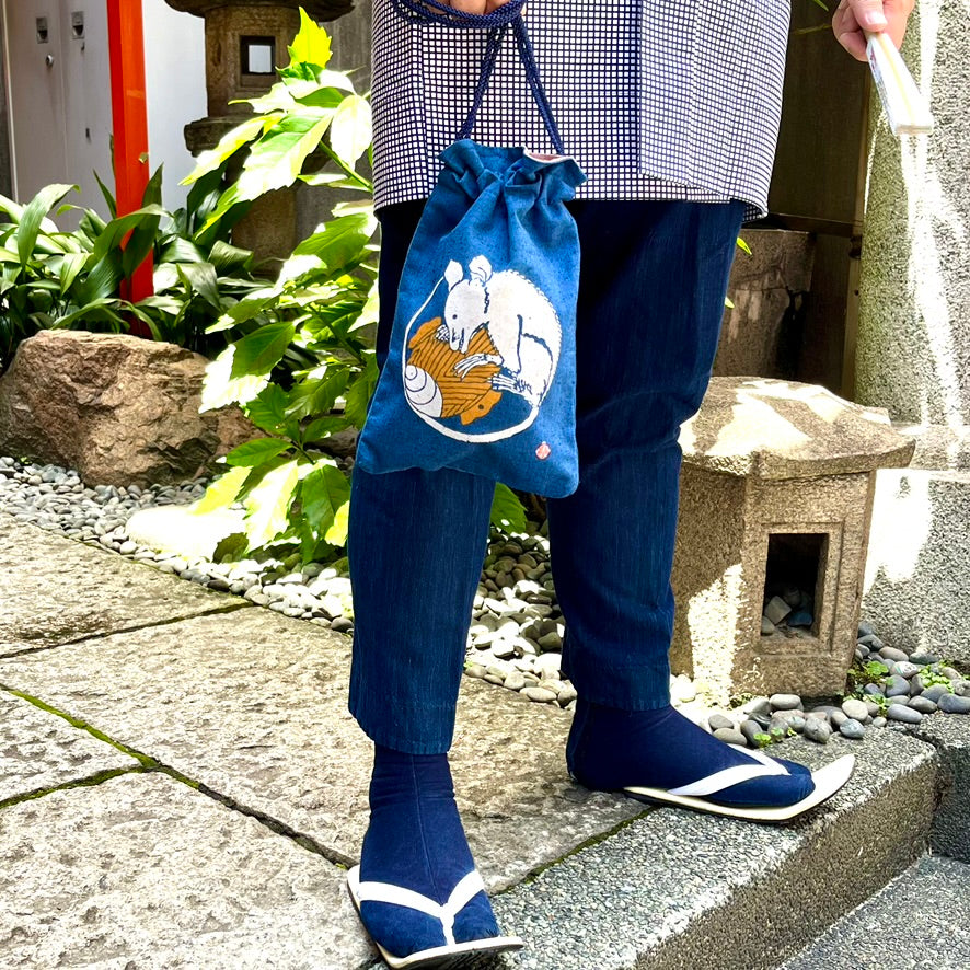高虎 合財袋 俵ねずみ