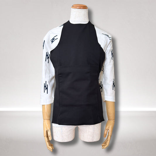 ストレッチ腹掛【極腹】　黒