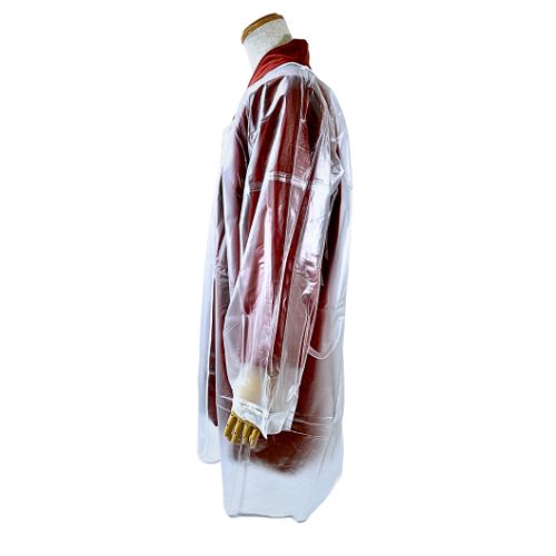 半纏用　雨合羽（ビニール半透明）