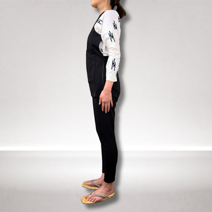 ストレッチ腹掛【極腹】　黒