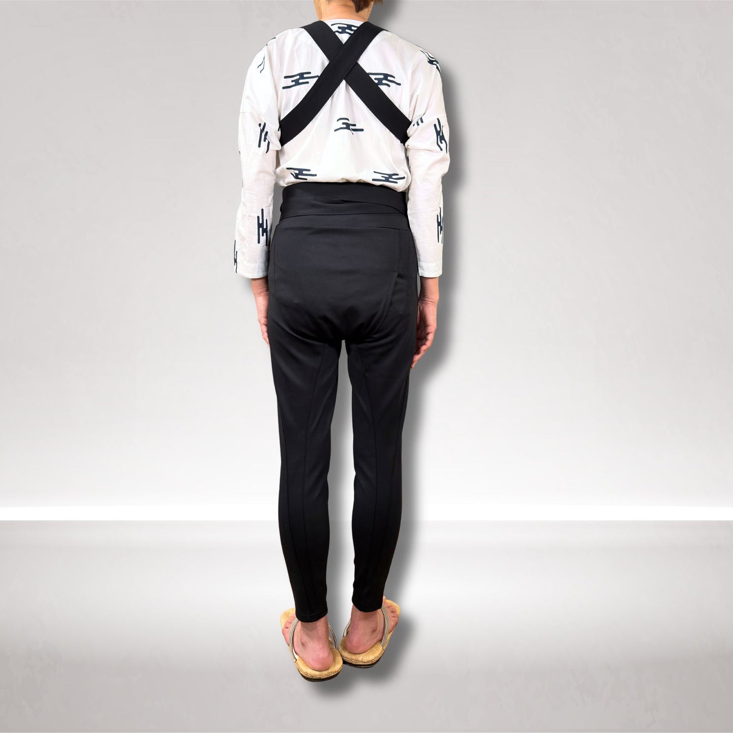 ストレッチ腹掛【極腹】　黒