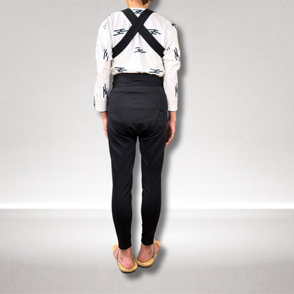 ストレッチ腹掛【極腹】　黒