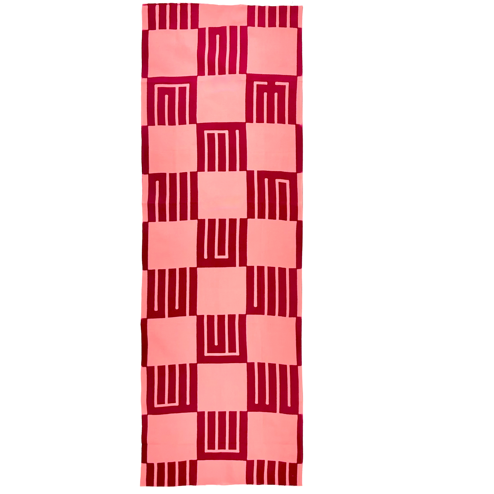 高虎　手拭　香の図（ピンク）