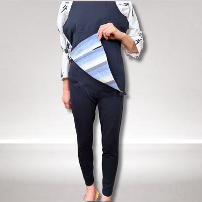 ストレッチ腹掛【極腹】　黒