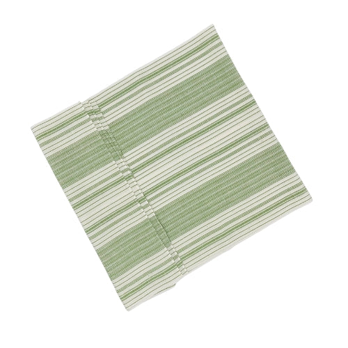 綿紬 巻き帯縞 笹葉