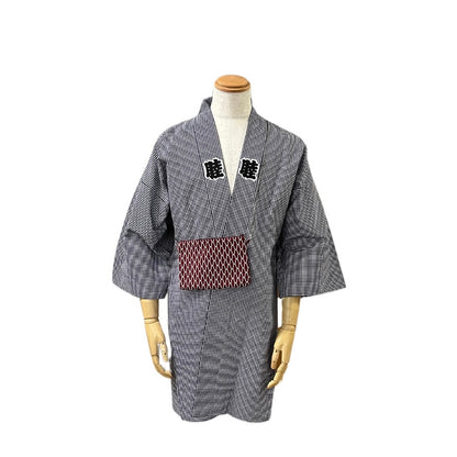 千代掛け　網代えんじ （横型チャック付）