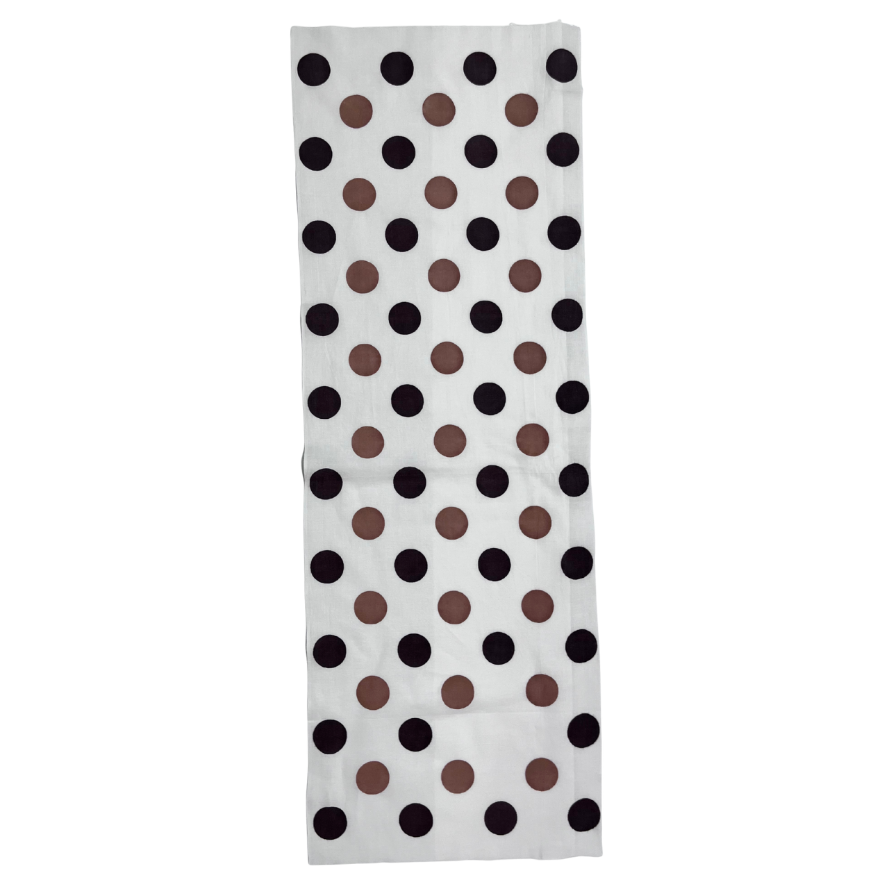 高虎　手ぬぐい　水玉 茶