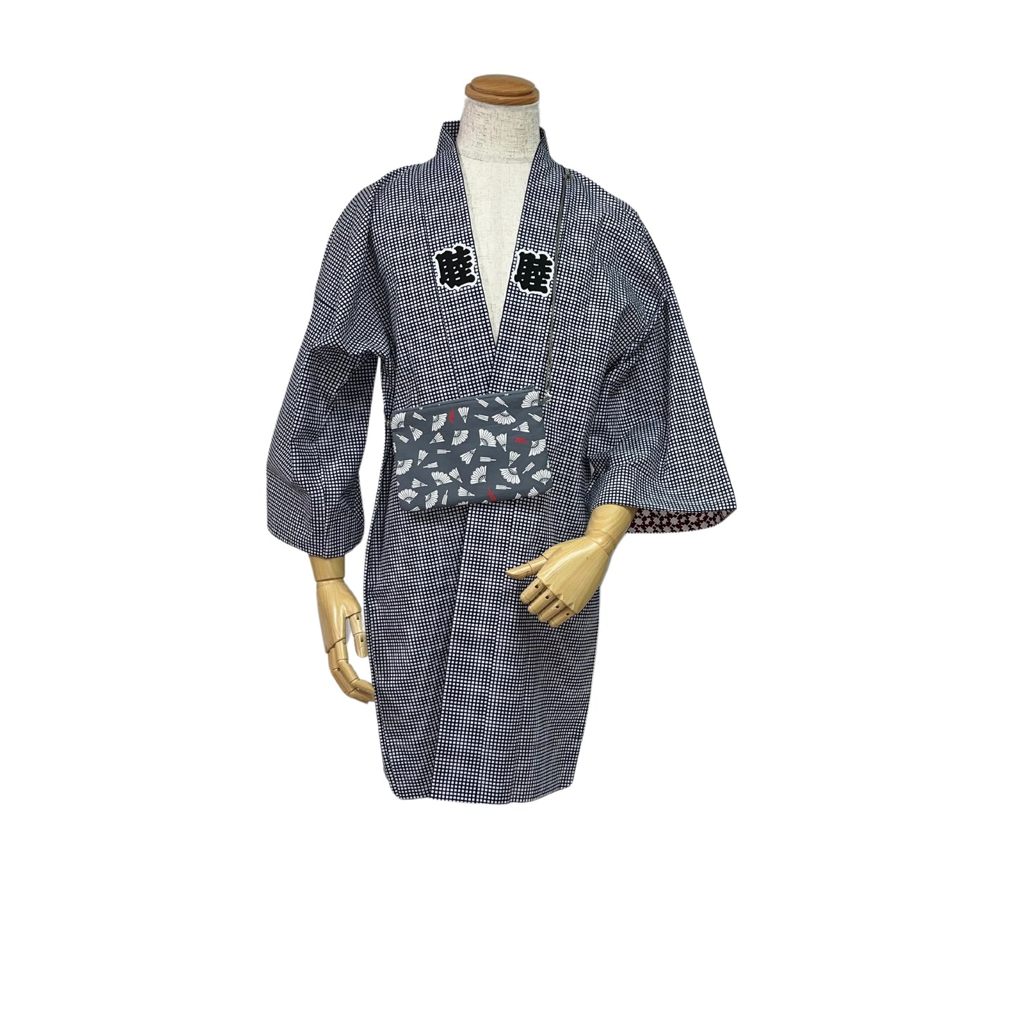 千代掛け　扇面 （横型チャック付）