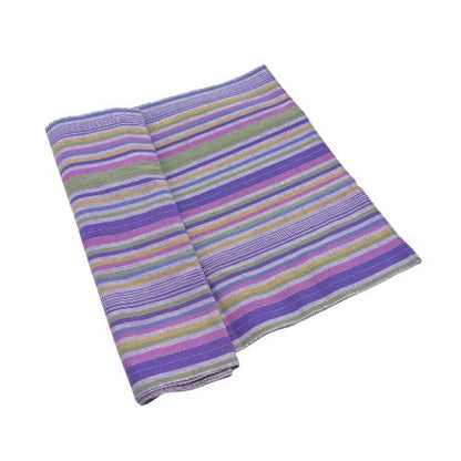 綿紬　巻き帯縞　夕凪