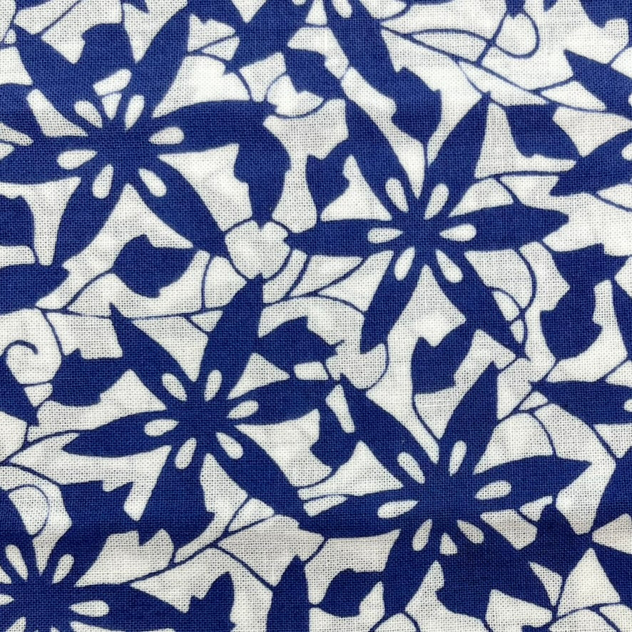 高虎　手拭　鉄線 （青）
