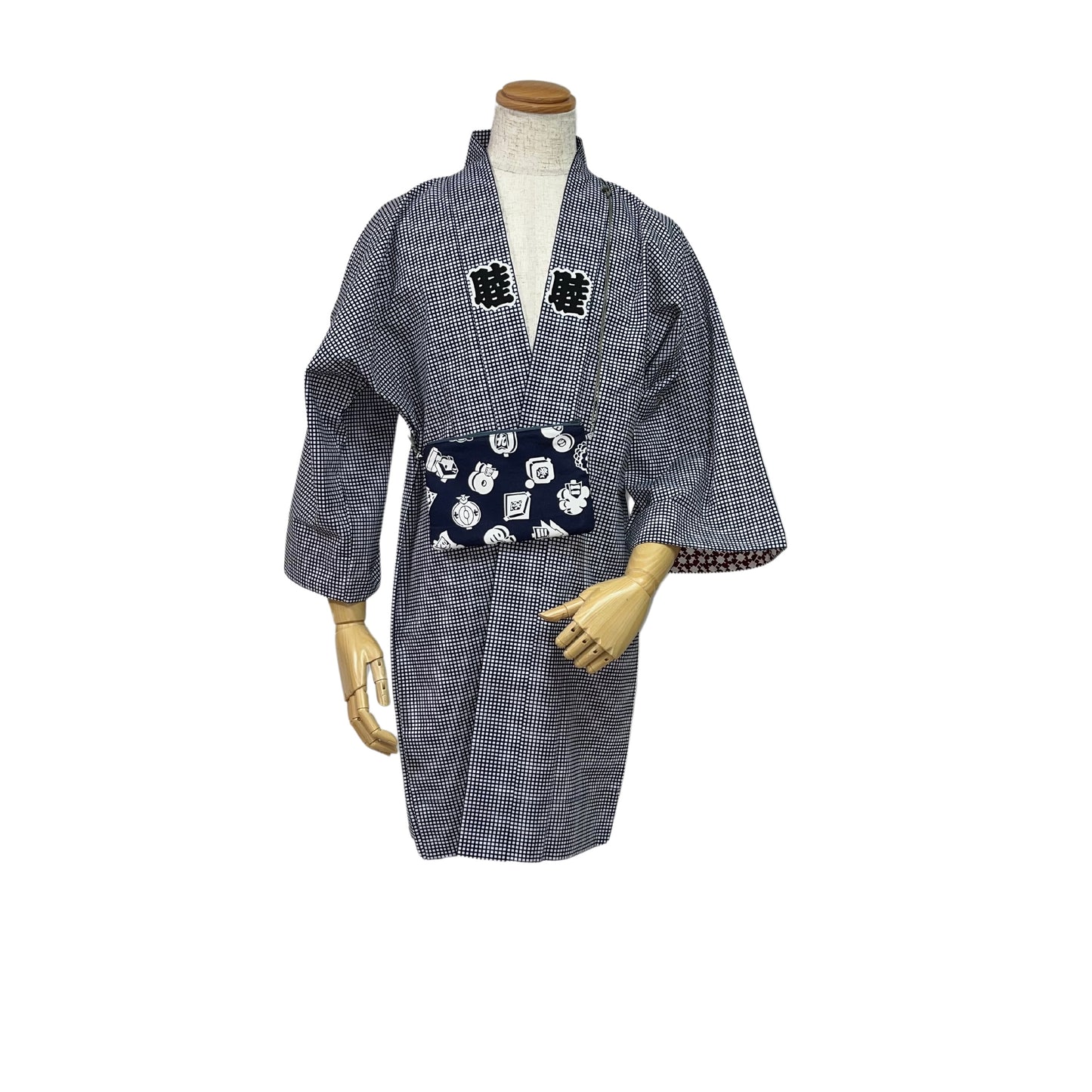 千代掛け　紺まとい （横型チャック付）