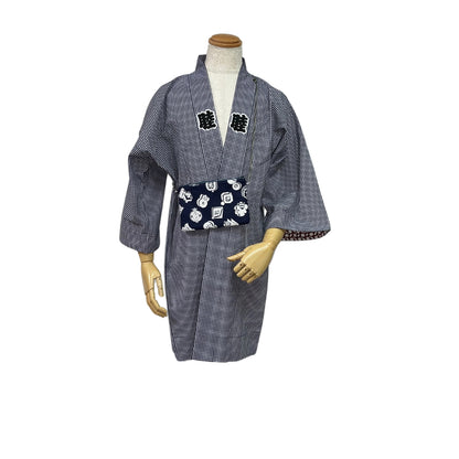 千代掛け　紺まとい （横型チャック付）